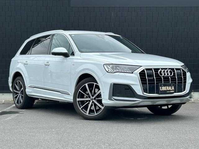 アウディ Ｑ７ 45 Sラインリミテッド 埼玉県 2020(令2)年 2.9万km グレイシアホワイトメタリック 黒革/純正メモリーナビ/(Bluetooth/USB/CD/DVD/フルセグ)/マトリクスＬＥＤヘッドライト/アダプティブクルーズコントロール/全方位カメラ/バーチャルコクピット/前席パワーシート/シートヒーター/ヘッドアップディスプレイ/パワーバックドア