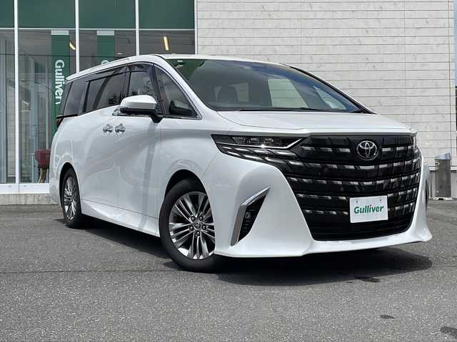 トヨタ アルファード Z 岩手県 2025(令7)年 0.1万km プラチナホワイトパールマイカ トヨタチームメイトアドバンストパーク/両側ユニバーサルステップ/ヘッドアップディスプレイ/デジタルインナーミラー/寒冷地仕様/ムーンルーフ/シーケンシャルウィンカー/純正14インチナビ/フルセグTV/バックカメラ/全方位カメラ/ビルトインETC/両側パワースライドドア/レーダークルーズコントロール/衝突被害軽減ブレーキ/レーンキープアシスト/横滑り防止装置/コーナーセンサー/パワーシート/シートヒーター/オートライト/オートハイビーム/LEDヘッドライト/フォグランプ/スマートキー/プッシュスタート/電動格納ミラー/純正18インチAW/純正フロアマット/保証書/取扱説明書