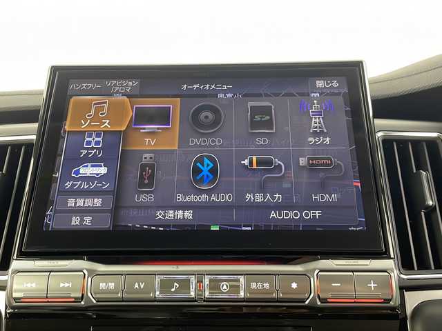 三菱 デリカＤ：５ シャモニー 埼玉県 2025(令7)年 0.1千km 黒 登録済未使用車/ALPINE製ナビ/全方位カメラ/フリップダウンモニター/ハンドルヒーター/パドルシフト/レーダークルーズコントロール/パワーバックドア/両側パワースライドドア/Apple Car Play/Android Auto/プッシュスタート/スマートキー/スペアキー/ALPINE製後席モニター/シートヒーター/D席パワーシート/オートライト/オートマチックハイビーム/LEDヘッドライト/禁煙車