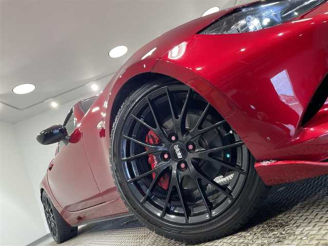 マツダ ロードスター ＲＦ RS 愛知県 2017(平29)年 11.9万km ソウルレッドクリスタルM 純正８インチナビ　/（Bluetooth/CD・DVD再生/SD/FM/AM/AUX/スマホ連携）/ＢＯＳＥサウンド　/ＢＢＳ１７インチＡＷ　/純正Ｆエアロ　/衝突軽減ブレーキ　/シートヒーター　/ＥＴＣ　/バックカメラ　/ブラインドスポットモニター　/社外マフラー　/ドライブレコーダー　/アイドリングストップ/半革シート/純正フロアマット/プッシュスタート/　　-スマートキー