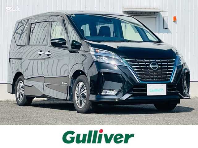 日産 セレナ e－パワー ハイウェイスター V 熊本県 2020(令2)年 6.8万km ダイヤモンドブラック 純正ナビ/・AM/FM/CD/DVD/BT/SD/・フルセグTV/アラウンドビューモニター/プロパイロット/後側方支援/エマージェンシーブレーキ/レーンキープアシスト/標識認識機能/オートマチックハイビーム/両側電動スライドドア/横滑り防止装置/LEDヘッドライト/フォグランプ/純正フロアマット/革巻きステアリング/ステアリングヒーター/ステアリングスイッチ/ETC/電動パーキングブレーキ/オートホールドブレーキ/電動格納ミラー/ウインカーミラー/ドアバイザー/後席ロールサンシェード/プッシュスタート/スマートキー