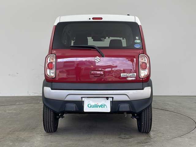 スズキ ハスラー Jスタイル Ⅱ 兵庫県 2015(平27)年 8.6万km フェニックスレッドパール/ホワイト2トーンルーフ ・社外ナビ/CD/DVD/Bluetooth/TV/SD/・バックカメラ/・ビルトインETC/・デュアルカメラブレーキサポート/・レーンキープアシスト/・ステアリングスイッチ/・シートヒーター/・プッシュスタート/・スマートキー/・アイドリングストップ/・社外レーダー探知機/・HIDヘッドライト/・オートライト/・フォグランプ/・純正15インチアルミホイール