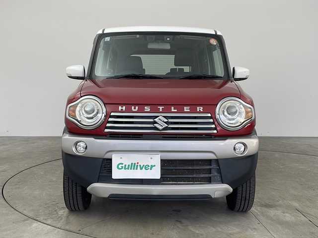 スズキ ハスラー Jスタイル Ⅱ 兵庫県 2015(平27)年 8.6万km フェニックスレッドパール/ホワイト2トーンルーフ ・社外ナビ/CD/DVD/Bluetooth/TV/SD/・バックカメラ/・ビルトインETC/・デュアルカメラブレーキサポート/・レーンキープアシスト/・ステアリングスイッチ/・シートヒーター/・プッシュスタート/・スマートキー/・アイドリングストップ/・社外レーダー探知機/・HIDヘッドライト/・オートライト/・フォグランプ/・純正15インチアルミホイール