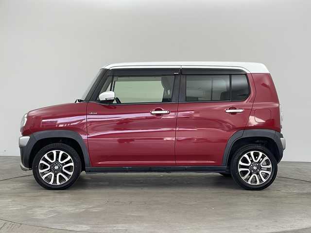 スズキ ハスラー Jスタイル Ⅱ 兵庫県 2015(平27)年 8.6万km フェニックスレッドパール/ホワイト2トーンルーフ ・社外ナビ/CD/DVD/Bluetooth/TV/SD/・バックカメラ/・ビルトインETC/・デュアルカメラブレーキサポート/・レーンキープアシスト/・ステアリングスイッチ/・シートヒーター/・プッシュスタート/・スマートキー/・アイドリングストップ/・社外レーダー探知機/・HIDヘッドライト/・オートライト/・フォグランプ/・純正15インチアルミホイール