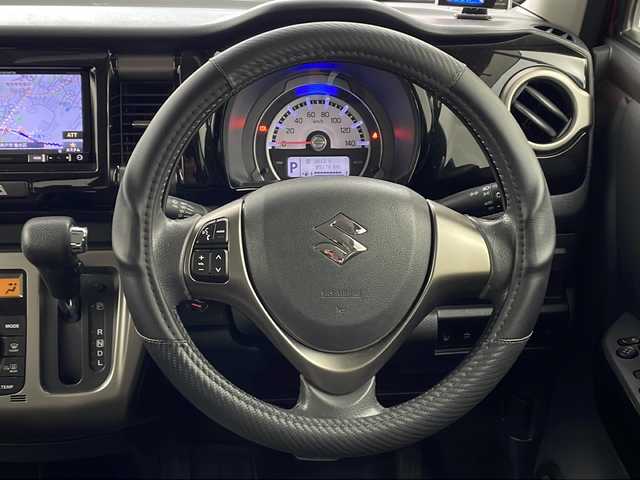 スズキ ハスラー Jスタイル Ⅱ 兵庫県 2015(平27)年 8.6万km フェニックスレッドパール/ホワイト2トーンルーフ ・社外ナビ/CD/DVD/Bluetooth/TV/SD/・バックカメラ/・ビルトインETC/・デュアルカメラブレーキサポート/・レーンキープアシスト/・ステアリングスイッチ/・シートヒーター/・プッシュスタート/・スマートキー/・アイドリングストップ/・社外レーダー探知機/・HIDヘッドライト/・オートライト/・フォグランプ/・純正15インチアルミホイール