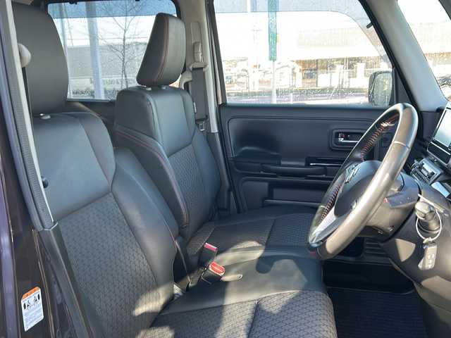 スズキ スペーシア カスタム HYBRID XS 秋田県 2019(令1)年 7.2万km ムーンライトバイオレットPM 社外メモリナビ/社外BT、CD、DVD、TV/前後ドライブレコーダー/両側パワースライドドア/純正15インチAW/コーナーセンサー/４WD/取説、保証書