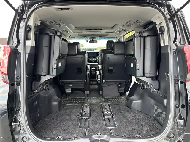 トヨタ アルファード S Cパッケージ 宮城県 2017(平29)年 6.7万km ブラック サンルーフ/純正10インチナビ（NSZN-Z66T）/（フルセグ/BT/CD/DVD）/純正12インチフリップダウンモニター（V12T-R66C）/クルーズコントロール/バックカメラ/パワーバックドア/両側パワースライドドア/レザーシート（ブラック）/運転席メモリシート/全席パワーシート/前席シートヒーター/ステアリングヒーター/後席サンシェード/前方ドライブレコーダー（DRT-H66A)/ETC/純正18インチAW/スペアキーX1