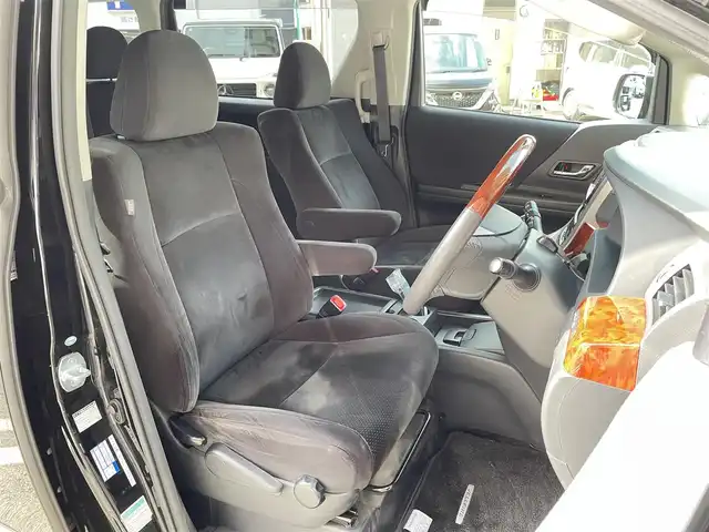 トヨタ ヴェルファイア 2．4Z プラチナセレクション 大阪府 2009(平21)年 7.6万km ブラック 純正ナビ/　FM/AM/フルセグTV/Bluetooth/AUX/CD/DVD/フリップダウンモニター/パワーバックドア/ステアリングスイッチ/革巻きステアリング/バックカメラ/フロントコーナーセンサー/クリアランスソナー/HIDヘッドライト/フォグランプ/純正18インチアルミホイール/プッシュスタート/オートライト/スペアキー/記録簿：H24.26.28.30.R2.4.6年分あり