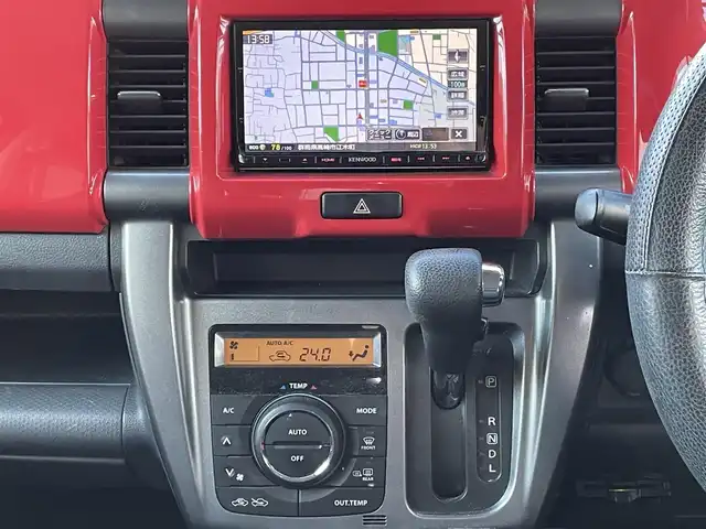 スズキ ハスラー Jスタイル 群馬県 2015(平27)年 4.2万km フェニックスレッドパール/ホワイト2トーンルーフ ケンウッドメモリナビ/CD・DVD・SD/Bluetooth・フルセグ/バックカメラ/ETC/前席シートヒーター/横滑り防止装置/衝突軽減ブレーキ/アイドリングストップ/HIDヘッドライト/フォグランプ/純正フロアマット/プッシュスタート/スマートキー