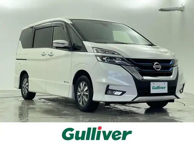 日産 セレナ e－パワー ハイウェイスター V 福井県 2019(令1)年 5.1万km ブリリアントホワイトパール セーフティパックB/プロパイロット/・衝突軽減ブレーキ/・車線逸脱警報機能/・レーンキープアシスト/・クルーズコントロール（追従有）/社外SDナビゲーション/【AM/FM/CD/Bluetooth/フルセグTV】/バックカメラ/ETC/デジタルインナーミラー/両側パワースライドドア/ドライブレコーダー/プッシュスタート/スマートキー/スペアキー/オートライト/LEDヘッドライド/フォグランプ/取扱説明書