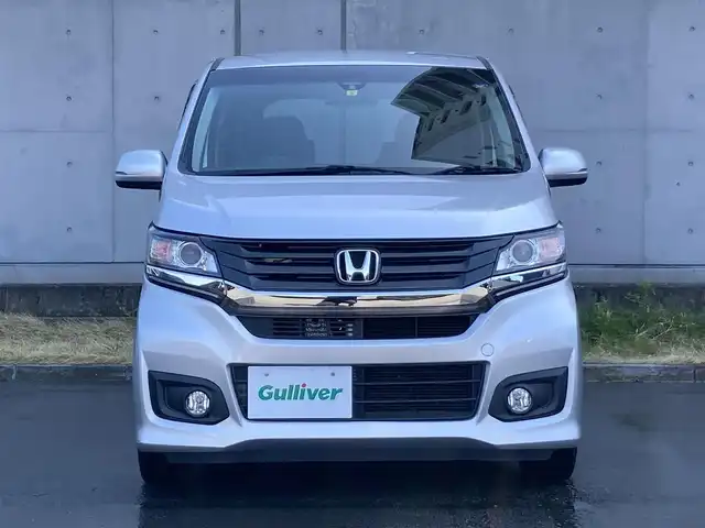 ホンダ Ｎ ＷＧＮ カスタム G Aパッケージ 静岡県 2014(平26)年 5.5万km カトラリーシルバーM あんしんパッケージ/純正メモリーナビ(VXM-145C)/　AM FM CD/ハーフレザーシート/HIDオートヘッドライト/スマートキー2本/純正14インチアルミホイール/AUTOエアコン/アイドリングストップ/フロントフォグライト/バックカメラ