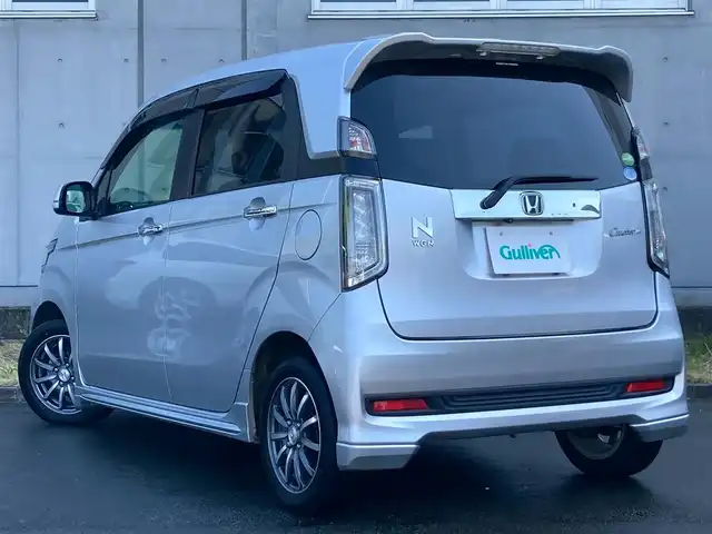 ホンダ Ｎ ＷＧＮ カスタム G Aパッケージ 静岡県 2014(平26)年 5.5万km カトラリーシルバーM あんしんパッケージ/純正メモリーナビ(VXM-145C)/　AM FM CD/ハーフレザーシート/HIDオートヘッドライト/スマートキー2本/純正14インチアルミホイール/AUTOエアコン/アイドリングストップ/フロントフォグライト/バックカメラ