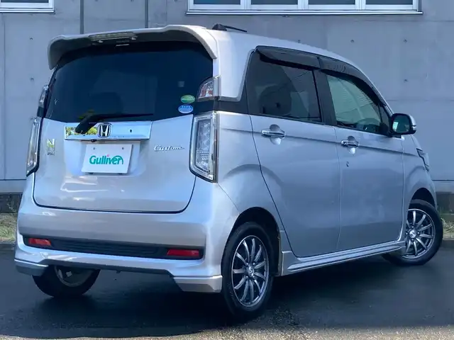 ホンダ Ｎ ＷＧＮ カスタム G Aパッケージ 静岡県 2014(平26)年 5.5万km カトラリーシルバーM あんしんパッケージ/純正メモリーナビ(VXM-145C)/　AM FM CD/ハーフレザーシート/HIDオートヘッドライト/スマートキー2本/純正14インチアルミホイール/AUTOエアコン/アイドリングストップ/フロントフォグライト/バックカメラ