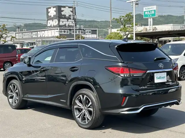 レクサス ＲＸ 450hL 岡山県 2019(令1)年 9.9万km グラファイトブラックガラスフレーク 純正ナビ　/４ＷＤ　/ドラレコ　/シートヒーター　/ヘッドアップディスプレイ　/電動リアゲート　/電動サードシート　/エアーシート　/ＥＴＣ　/ＷＡＣ　/全周囲カメラ　/ＭＴモード付　/衝突軽減　/レーンキープ　/パワーシート
