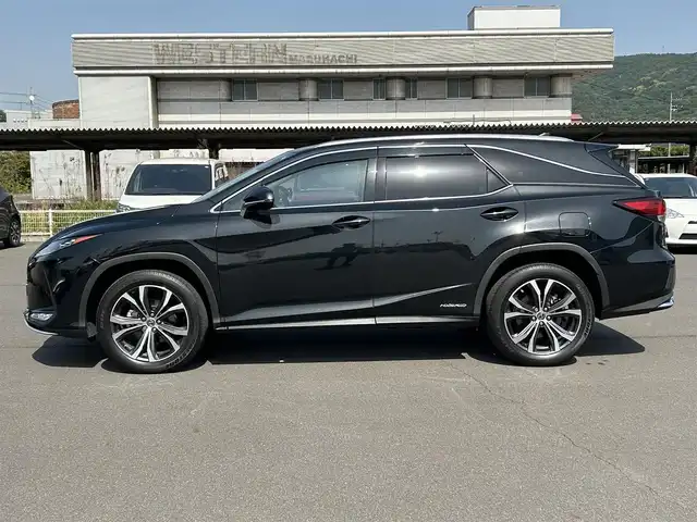 レクサス ＲＸ 450hL 岡山県 2019(令1)年 9.9万km グラファイトブラックガラスフレーク 純正ナビ　/４ＷＤ　/ドラレコ　/シートヒーター　/ヘッドアップディスプレイ　/電動リアゲート　/電動サードシート　/エアーシート　/ＥＴＣ　/ＷＡＣ　/全周囲カメラ　/ＭＴモード付　/衝突軽減　/レーンキープ　/パワーシート