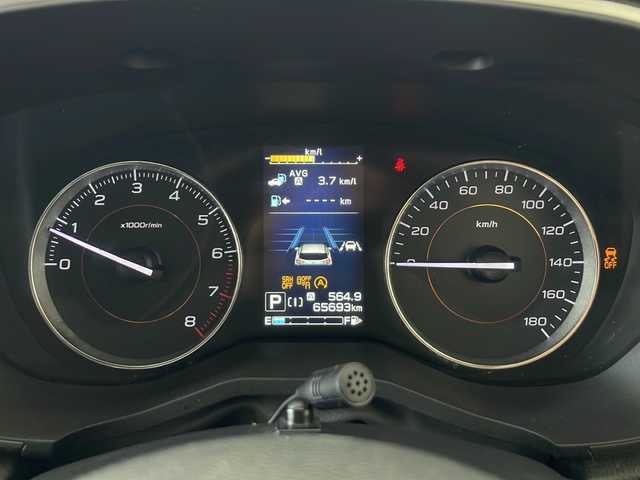 スバル インプレッサ ＸＶ 2．0i－L アイサイト 秋田県 2018(平30)年 6.6万km クールグレーカーキ 4WD/純正ナビ/(フルセグTV/Bluetooth/DVD/CD/FM/AM/AUX)/バックカメラ/レーダークルーズコントロール/レーンキープアシスト/横滑防止機能/衝突被害軽減システム/アイドリングストップ/プッシュスタート/スマートキー/スペアキー/オートライト/LEDヘッドライト/フォグランプ/革巻ステアリング/ステアリングリモコン/パドルシフト/電動パーキングブレーキ/電動格納ミラー/ブラインドスポットミラー(BSM)/純正アルミホイール/純正フロアマット