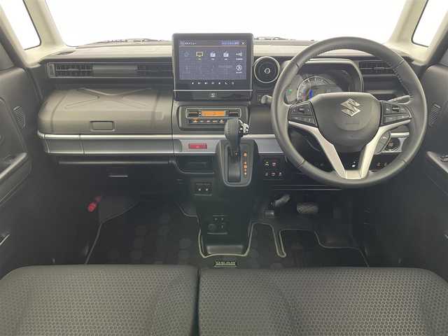 スズキ スペーシア ギア HYBRID XZターボ 愛知県 2022(令4)年 7.9万km アクティブイエロー/ガンメタリック2トーン 純正９型ナビ　フルセグＴＶ　カープレイ対応　全方位カメラ　シートヒーター　デュアルカメラブレーキ　衝突軽減　追従クルコン　パドルシフト　ＬＥＤオートライト　ＴＥＲＺＯルーフキャリア　ツートンカラー　フォグランプ　リヤパーキングセンサー　ドライブレコーダー　禁煙車
