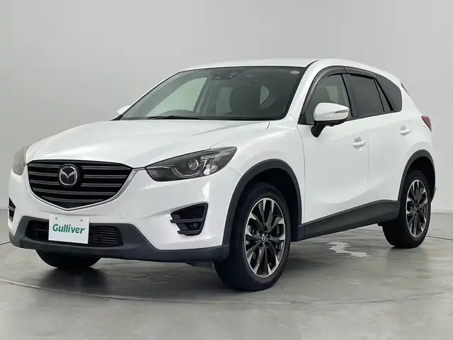 マツダ ＣＸ－５ XD Lパッケージ 群馬県 2015(平27)年 3.8万km クリスタルホワイトパールマイカ 純正ナビ　バック/サイドカメラ　アダプティブクルーズコントロール　レザーシート　シートヒーター　パワーシート　衝突被害軽減ブレーキ　BSM LKAS ビルトインETC 純正ドライブレコーダー　禁煙車