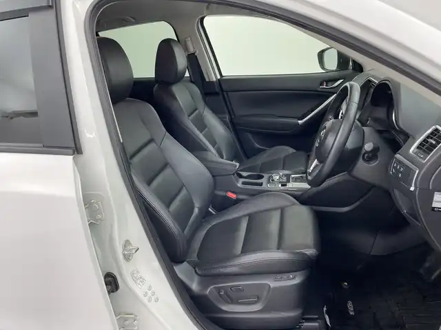 マツダ ＣＸ－５ XD Lパッケージ 群馬県 2015(平27)年 3.8万km クリスタルホワイトパールマイカ 純正ナビ　バック/サイドカメラ　アダプティブクルーズコントロール　レザーシート　シートヒーター　パワーシート　衝突被害軽減ブレーキ　BSM LKAS ビルトインETC 純正ドライブレコーダー　禁煙車