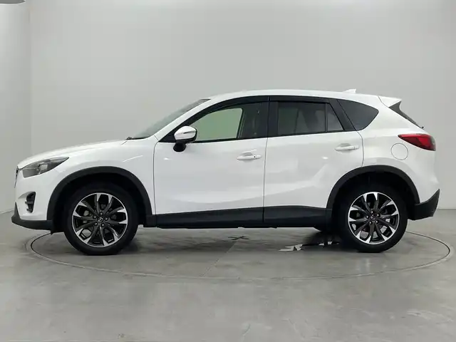 マツダ ＣＸ－５ XD Lパッケージ 群馬県 2015(平27)年 3.8万km クリスタルホワイトパールマイカ 純正ナビ　バック/サイドカメラ　アダプティブクルーズコントロール　レザーシート　シートヒーター　パワーシート　衝突被害軽減ブレーキ　BSM LKAS ビルトインETC 純正ドライブレコーダー　禁煙車