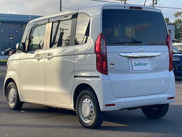 ホンダ Ｎ ＢＯＸ G 道東・釧路十勝 2021(令3)年 2.6万km プラチナホワイトパール 4WD/ホンダセンシング/ナビ　/　(AM/FM/CD/DVD/BT)/ETC/両側パワースライドドア/シートヒーター/社外フロアマット/クルーズコントロール/コーナーセンサー/オートライト/ライトレベライザー/盗難防止装置/ABS/横滑り防止装置/保証書/取扱説明書/記録簿