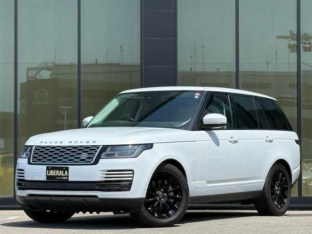 ランドローバー レンジローバー ヴォーグ 石川県 2019(令1)年 1.8万km 白 4WD/純正メモリナビ（Bluetooth）/フルセグテレビ/黒レザーシート/全席パワーシート/全席シートヒーター/エアシート/バックカメラ/パワーバックドア/アイドリングストップ/パーキングアシスト/ガラスルーフ/LEDヘッドライト/オートライト/AppleCarPlay/ビルトインETC/衝突軽減ブレーキ/USB