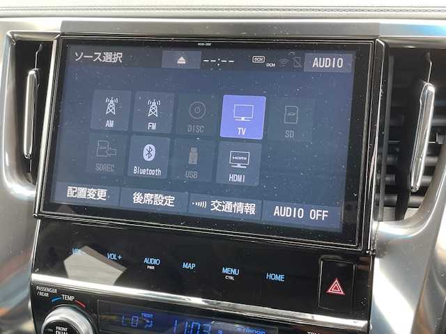 トヨタ アルファード S Cパッケージ 愛知県 2018(平30)年 5.2万km パール モデリスタエアロ/純正ナビＴＶ/バックカメラ/前後ドライブレコーダー/ハンドルヒーター/シートヒーター/エアシート/両側電動スライドドア/ＥＴＣ/クルーズコントロール/１００Ｖ電源/電動リアゲートフリップダウンモニター/フルセグテレビ/ドアバイザー