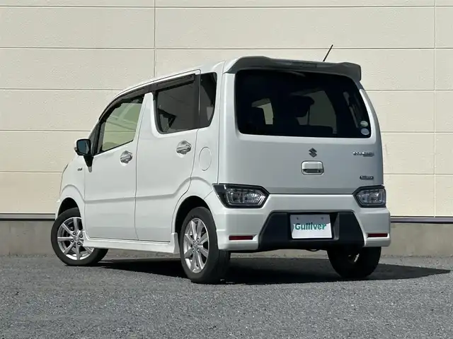 スズキ ワゴンＲ スティングレー HYBRID X 茨城県 2017(平29)年 5.2万km ピュアホワイトP 純正メモリナビ/　（AM/FM/CD/BT）/ワンセグテレビ/プッシュスタート/シートヒーター/フォグランプ/純正ドアバイザー/純正フロアマット