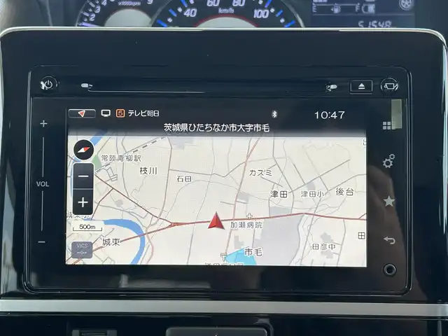 スズキ ワゴンＲ スティングレー HYBRID X 茨城県 2017(平29)年 5.2万km ピュアホワイトP 純正メモリナビ/　（AM/FM/CD/BT）/ワンセグテレビ/プッシュスタート/シートヒーター/フォグランプ/純正ドアバイザー/純正フロアマット