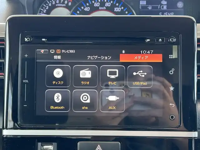 スズキ ワゴンＲ スティングレー HYBRID X 茨城県 2017(平29)年 5.2万km ピュアホワイトP 純正メモリナビ/　（AM/FM/CD/BT）/ワンセグテレビ/プッシュスタート/シートヒーター/フォグランプ/純正ドアバイザー/純正フロアマット