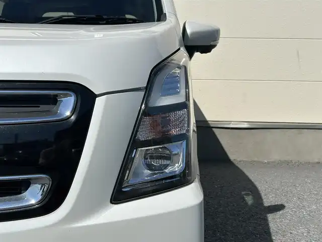 スズキ ワゴンＲ スティングレー HYBRID X 茨城県 2017(平29)年 5.2万km ピュアホワイトP 純正メモリナビ/　（AM/FM/CD/BT）/ワンセグテレビ/プッシュスタート/シートヒーター/フォグランプ/純正ドアバイザー/純正フロアマット