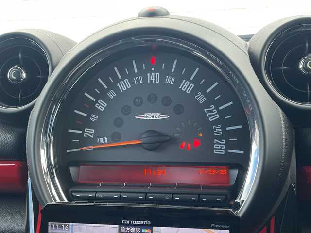 ＭＩＮＩ ミニ クロスオーバー ジョンクーパーワークス 秋田県 2014(平26)年 3.6万km ピュアレッド 社外ナビ　（Ｂｌｕｅｔｏｏｔｈ/ＴＶ/ＣＤ/ＤＶＤ）　/クルコン　/横滑り防止　/ＡＢＳ　/ＥＴＣ　/４ＷＤ　/ＡＡＣ　/ＭＴモードＡＴ　/ドラレコ　/純正フロアマット　/オートライト　/純正アルミホイール