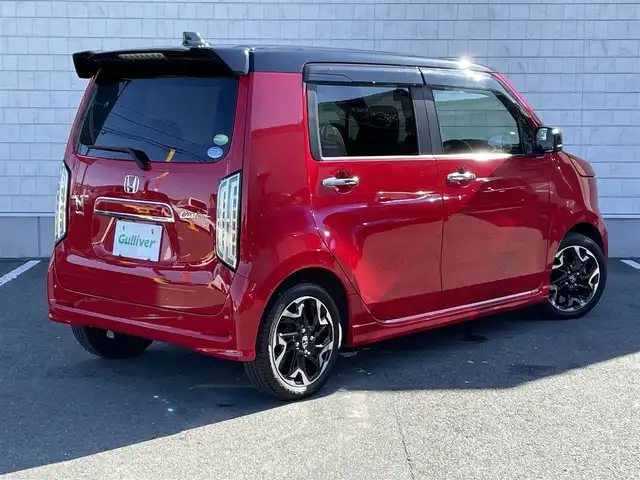 ホンダ Ｎ ＷＧＮ カスタム Lターボ ホンダS 愛知県 2020(令2)年 6.5万km ミラノレッド 純正SDナビ/バックカメラ　Bluetooth　フルセグTV/社外ドラレコ/純正アルミホイール/純正フロアマット/シートヒーター/パドルシフト/ETC/ホンダセンシング/ACC/電動サイドブレーキ/純正エアロパーツ/電動サイドブレーキ