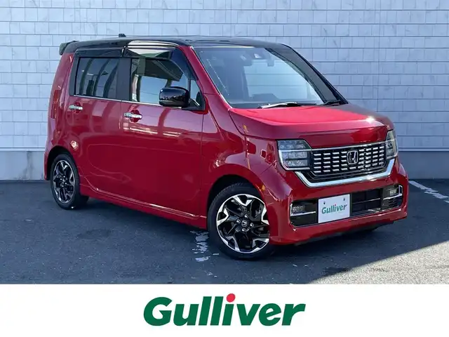 ホンダ Ｎ ＷＧＮ カスタム Lターボ ホンダS 愛知県 2020(令2)年 6.5万km ミラノレッド 純正SDナビ/バックカメラ　Bluetooth　フルセグTV/社外ドラレコ/純正アルミホイール/純正フロアマット/シートヒーター/パドルシフト/ETC/ホンダセンシング/ACC/電動サイドブレーキ/純正エアロパーツ/電動サイドブレーキ