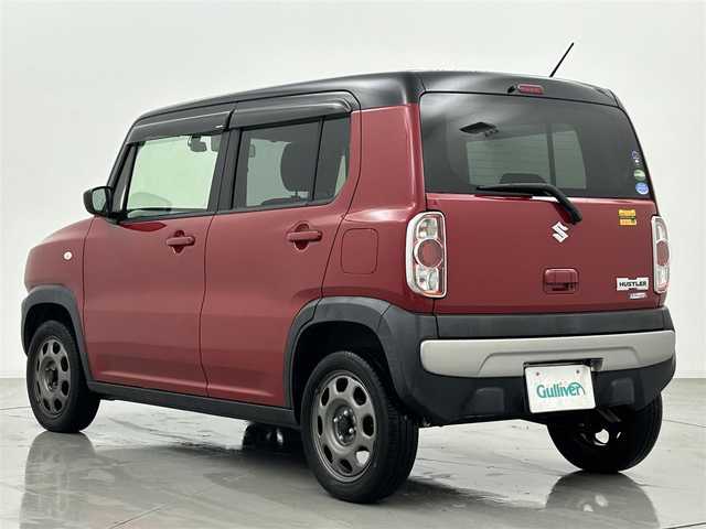 スズキ ハスラー G 熊本県 2017(平29)年 3.9万km フェニックスレッドパール/ブルーイッシュブラックパール 社外ナビNR-MZ077（ＣＤ・ＤＶＤ・フルセグ・ＢＴ・ＳＤ・ＡＵＸ・ｉｐｏｄ・ＵＳＢ）/バックカメラ　/前後ドライブレコーダー　/ＥＴＣ　/衝突軽減ブレーキ　/横滑り防止　/前席シートヒーター　/アイドリングストップ/電動格納ミラー/純正フロアマット/純正１５インチAW/スマートキー/プッシュスタート/スペアキー1本/保証書/取扱説明書