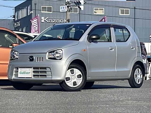 マツダ キャロル GL 愛知県 2018(平30)年 3.5万km シルキーシルバーメタリック /ワンオーナー//AM/FM/CD/AUX//純正フロアマット//プリクラッシュ//アイドリングストップ//横滑り防止装置//D席シートヒーター//純正ドアバイザー//前方ドラレコ//純正ホイールキャップ//盗難防止装置//Wエアバッグ//取説//保証書//記録簿//スペアキー