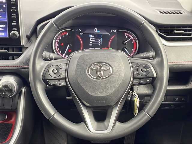 トヨタ ＲＡＶ４ アドベンチャー オフロードPKG 三重県 2022(令4)年 2.4万km アティチュードブラックマイカ 禁煙車/純正9型DAナビ/・AppleCarplay・AndroidAuto・AM・FM・BT/トヨタセーフティセンス/・レーントレーシングアシスト/・オートマチックハイビーム/・プリクラッシュセーフティ/・クリアランスソナー/・レーダークルーズコントロール/・ロードサインアシスト/・パーキングサポートブレーキ/・リヤクロストラフィックアラート/・パノラミックビューモニター/・ブラインドスポットモニター/デジタルインナーミラー/前席シートヒーター・エアシート/運転席メモリー付きパワーシート/ステアリングヒーター/LEDヘッドライト/電動パーキングブレーキ/純正18インチアルミ/ビルトインETC/取扱説明書/スペアキー