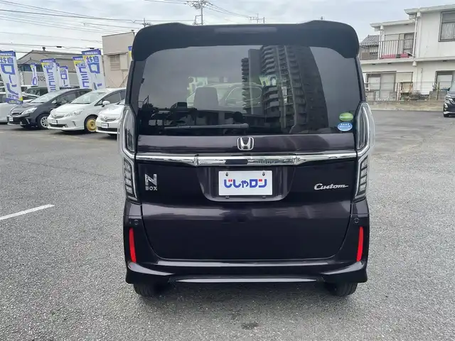 ホンダ Ｎ ＢＯＸ カスタム G EX ターボ ホンダセンシング 埼玉県 2018(平30)年 12.9万km プレミアムベルベットパープル・パール (株)IDOMが運営する【じしゃロン川越店】の自社ローン専用車両になります。/こちらは現金またはオートローンご利用時の価格です。/自社ローンご希望の方は別途その旨お申付け下さい/純正SDナビ　/バックカメラ/FM/AM／CD／DVD再生／TV／BT接続/ETC/フリップダウンモニター/純正ドラレコ/USB/ステアリングスイッチ/取説/ナビ取説/車線逸脱/横滑り防止/プッシュスタート