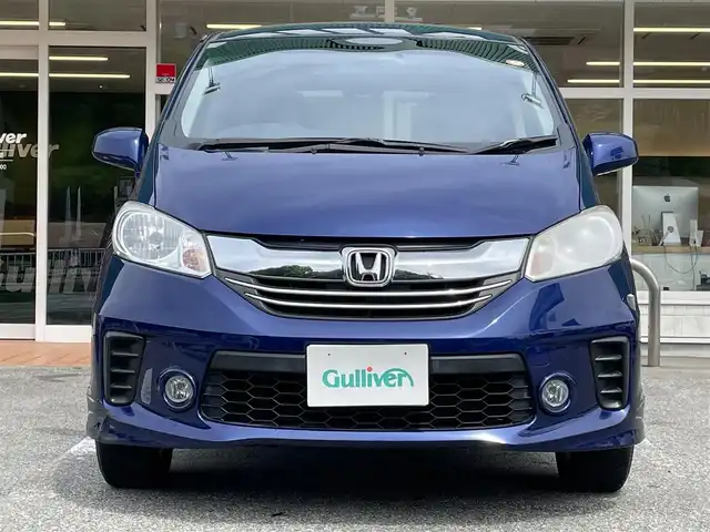 ホンダ フリード G 岐阜県 2015(平27)年 4.9万km コバルトブルーパール /社外SDナビ/（ワンセグテレビ.AM.FM.CD.DVD.SD.Bluetooth）//バックカメラ//ドアバイザー//両側スライドドア//電格ミラー//4WD//ETC