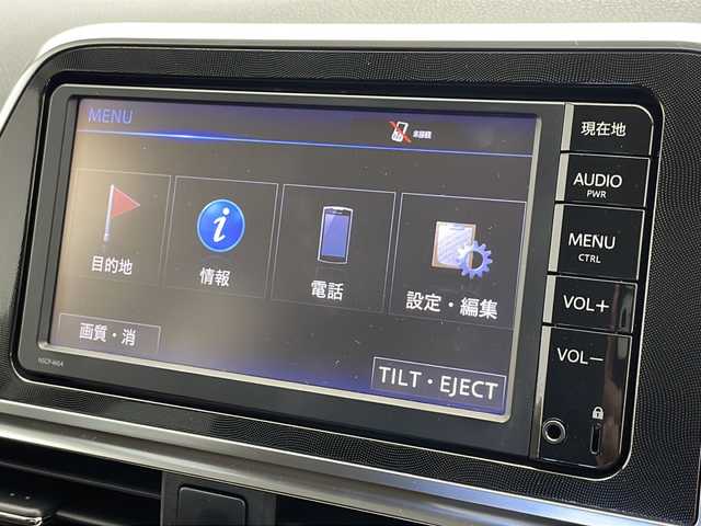 トヨタ シエンタ G 千葉県 2016(平28)年 2万km ブラックマイカ 横滑り防止装置/純正7インチSDナビ（NSCP-W64）/　（Bluetooth/CD/DVD/ワンセグTV）/純正ビルトインETC/アイドリングストップ/両側パワースライドドア/パワーステアリング/パワーウィンドウ/3列シート/社外フロアマット/ハロゲンヘッドライト