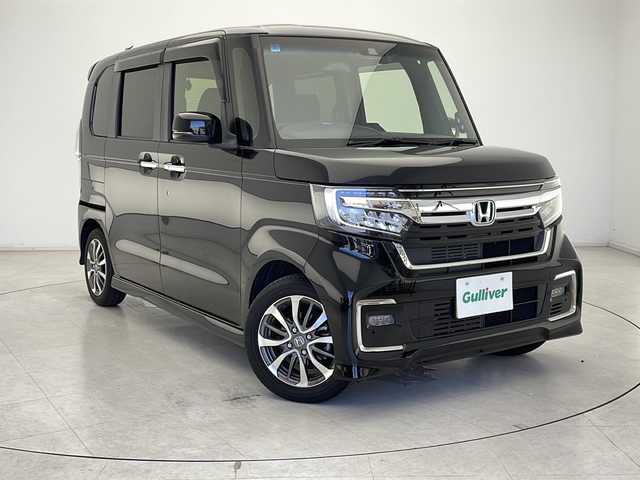 ホンダ Ｎ ＢＯＸ カスタム L 千葉県 2022(令4)年 2.8万km 黒 純正フルセグナビ（DVD/CD/Bluetooth/USB/AM/FM、SD）/ホンダセンシング/衝突軽減ブレーキ/路外逸脱抑制機能/標識検知機能/先行車発進お知らせ機能/片側パワースライドドア/オートクルーズコントロール/ビルトインETC/前席シートヒーター/LEDオートライト/LEDフォグランプ/オートマチィックハイビーム/オートライト/電格ミラー/純正フロアマット/純正ドアバイザー/スマートキー/ドアバイザー/前後ドライブレコーダー