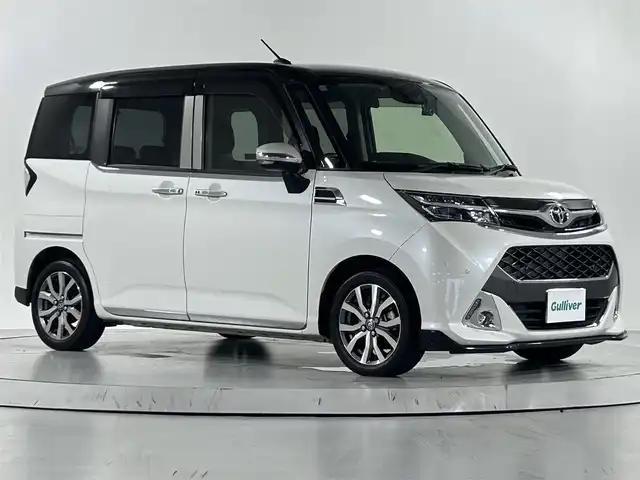 トヨタ タンク カスタムG－T 佐賀県 2019(令1)年 7.1万km ブラックマイカメタリック/パールホワイト2トーン 社外9インチナビ/CD DVD BT フルセグTV/バックカメラ/両側パワースライドドア/衝突軽減ブレーキ/レーンキープアシスト/ETC/前後ドライブレコーダー/シートヒーター/保証書
