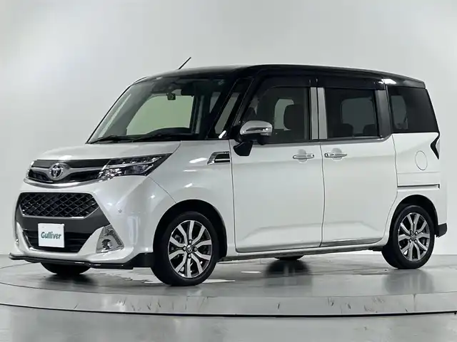 トヨタ タンク カスタムG－T 佐賀県 2019(令1)年 7.1万km ブラックマイカメタリック/パールホワイト2トーン 社外9インチナビ/CD DVD BT フルセグTV/バックカメラ/両側パワースライドドア/衝突軽減ブレーキ/レーンキープアシスト/ETC/前後ドライブレコーダー/シートヒーター/保証書