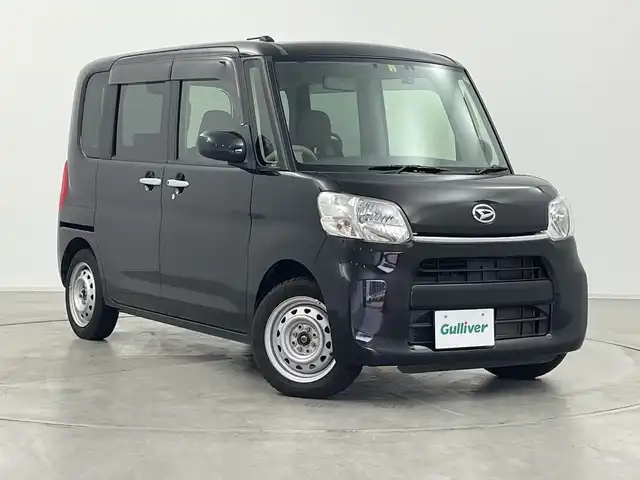 ダイハツ タント X 群馬県 2016(平28)年 2.4万km ブラックマイカメタリック 純正ナビ　フルセグＴＶ　片側電動スライドドア　アイドリングストップ　前後ドライブレコーダー　スマートキー　ミラクルオープンドア　オートライト　社外ＥＴＣ　横滑り防止機能　プッシュスタート　禁煙車