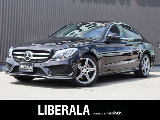 メルセデス・ベンツ Ｃ２００ 4マチック AVG AMGライン 長野県 2017(平29)年 5.4万km オブシディアンブラック レーダーセーフティＰＫＧ/黒革シート　/純正ナビＴＶ　/バックカメラ　/ディストロニック　/衝突軽減ブレーキ　/ＬＫＡ　/ＢＳＭ　/パワーシート／ヒーター　/エアサス　/キーレスゴー　/ＬＥＤライト　/純正１８ＡＷ