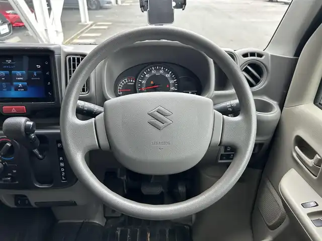 スズキ エブリイ PA リミテッド 静岡県 2023(令5)年 2.7万km クールカーキPM 純正7インチディスプレイオーディオ/両側スライドドア/ハイルーフ/純正フロアマット/衝突軽減/アイドリングストップ/車線逸脱警報機能/パーキングセンサー/オートハイビーム/ETC車載器/USB電源ソケット（Type-A/Type-C）/バックカメラ