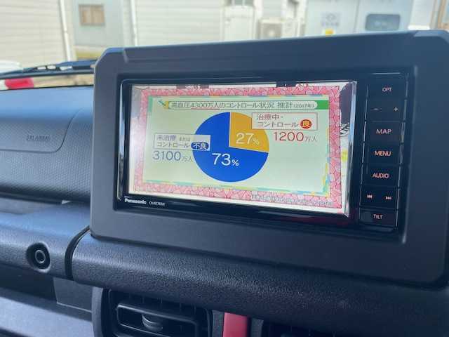スズキ ジムニー XL 福井県 2018(平30)年 3.3万km ブルーイッシュブラックパール3 登録時走行距離３２５６０ｋｍ/４WD/ターボ/背面タイヤ/プリクラッシュセーフティ/レーンキープアシスト/純正メモリナビゲーション/（CD/DVD/BT）/フルセグ/バックカメラ/ETC(ビルトイン)/シートヒーター/ライトレベライザー/ドアバイザー/電動格納ミラー/スマートキー/プッシュスタート/保証書/取扱説明書