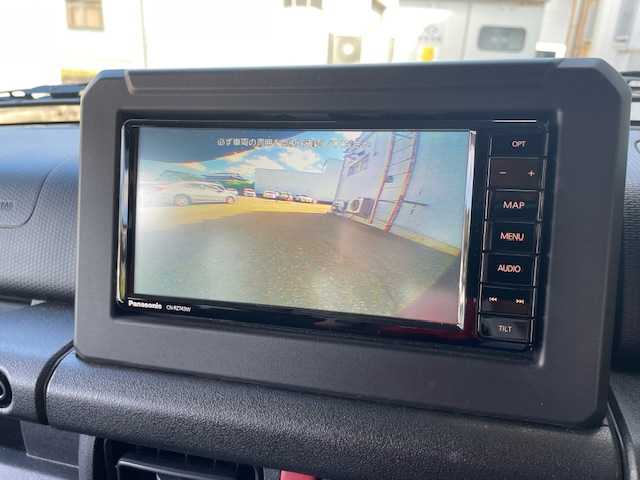 スズキ ジムニー XL 福井県 2018(平30)年 3.3万km ブルーイッシュブラックパール3 登録時走行距離３２５６０ｋｍ/４WD/ターボ/背面タイヤ/プリクラッシュセーフティ/レーンキープアシスト/純正メモリナビゲーション/（CD/DVD/BT）/フルセグ/バックカメラ/ETC(ビルトイン)/シートヒーター/ライトレベライザー/ドアバイザー/電動格納ミラー/スマートキー/プッシュスタート/保証書/取扱説明書