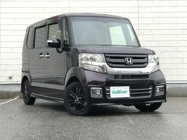 ホンダ Ｎ ＢＯＸ カスタムG SSブラックスタイル 富山県 2016(平28)年 6.4万km プレミアムベルベットパープル・パール 純正ナビ/フルセグTV/バックカメラ/衝突被害軽減ブレーキ/ドライブレコーダー/両側パワースライドドア/プッシュスタート/スマートキー/ステアリングスイッチ/ETC/シートヒーター/ベンチシート/オートライト/電動格納ミラー/ウインカーミラー/フォグランプ/横滑り防止装置