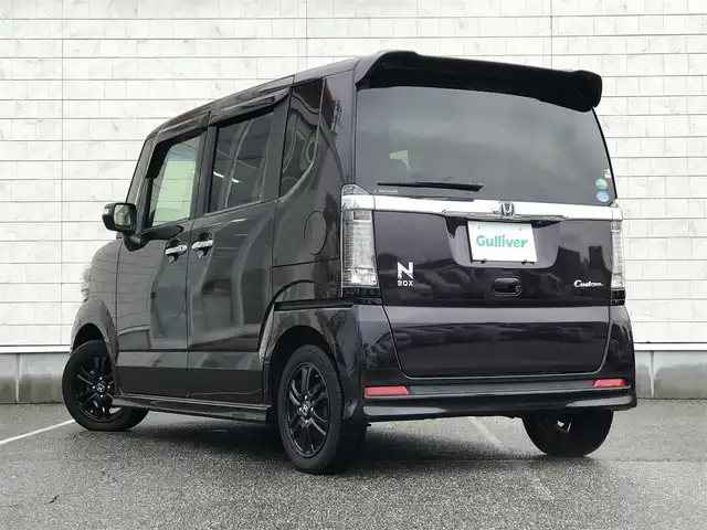 ホンダ Ｎ ＢＯＸ カスタムG SSブラックスタイル 富山県 2016(平28)年 6.4万km プレミアムベルベットパープル・パール 純正ナビ/フルセグTV/バックカメラ/衝突被害軽減ブレーキ/ドライブレコーダー/両側パワースライドドア/プッシュスタート/スマートキー/ステアリングスイッチ/ETC/シートヒーター/ベンチシート/オートライト/電動格納ミラー/ウインカーミラー/フォグランプ/横滑り防止装置